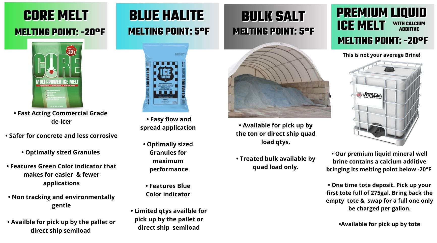 BADGER STATE DE-ICERS