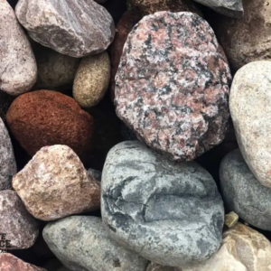 Granite Cobbles 4-8" per Yard