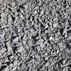 Crushed Black Granite w/ Fines per Yard